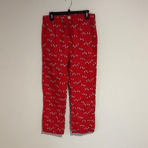 J. Crew Red Penguin Print Pajama Pants